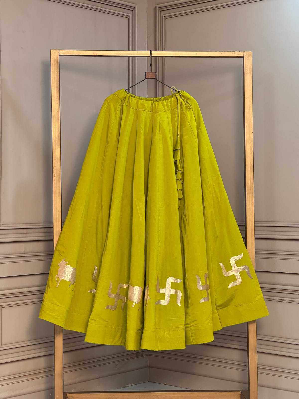 Heavy Roman Silk Fancy Lehenga in White