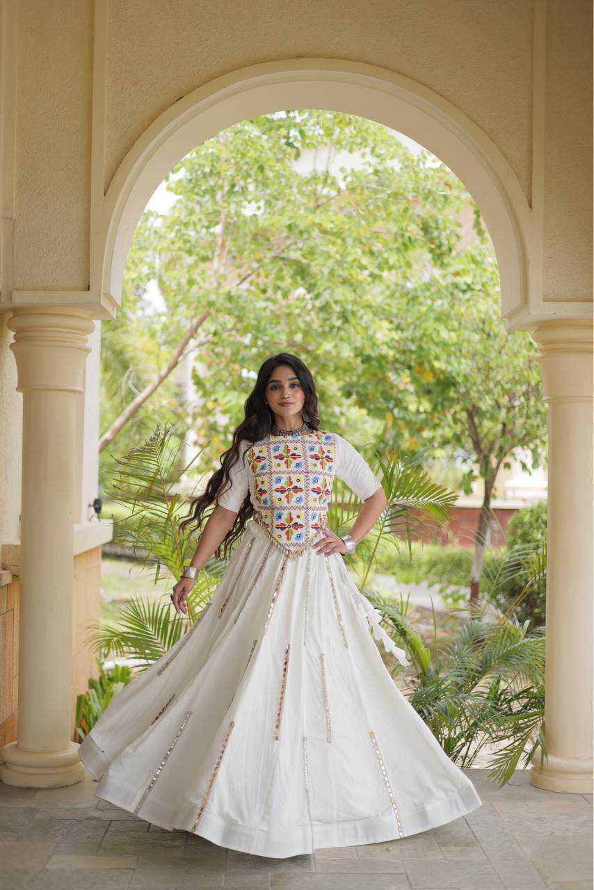 Rayon Traditional Lehenga in Rani