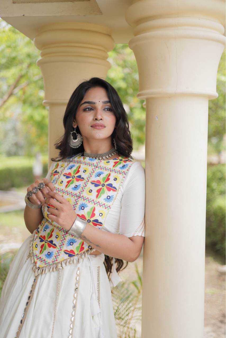 Rayon Traditional Lehenga in Rani