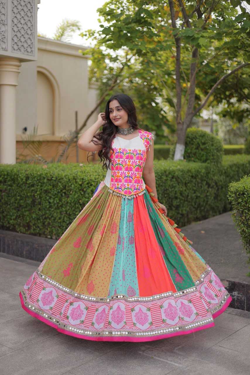 Cotton Printed Lehenga 7186