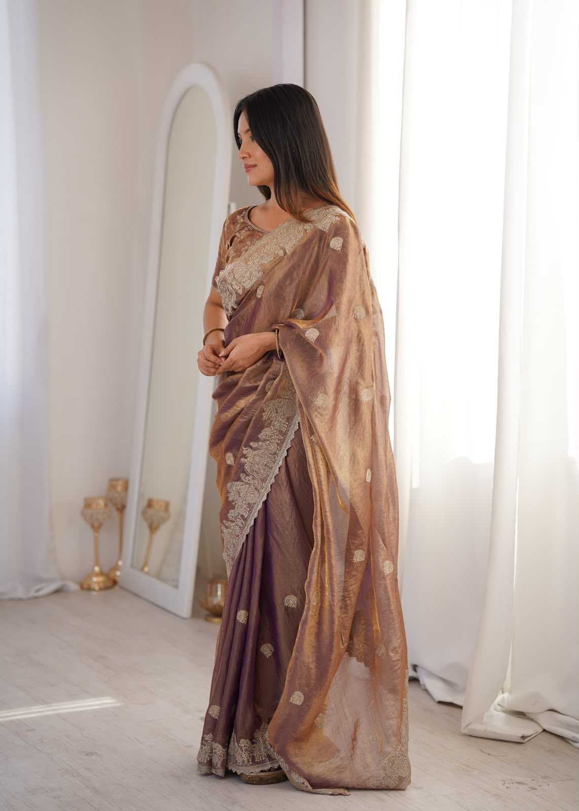 Crunchi Fancy Saree