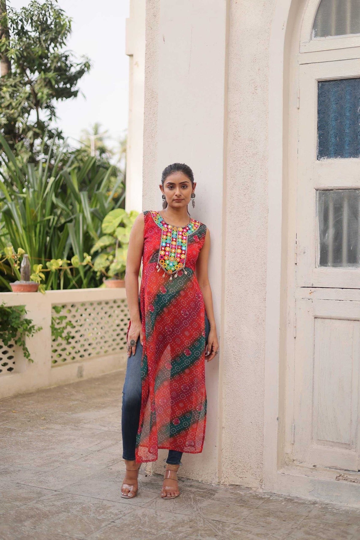 Georgette Printed Kurti