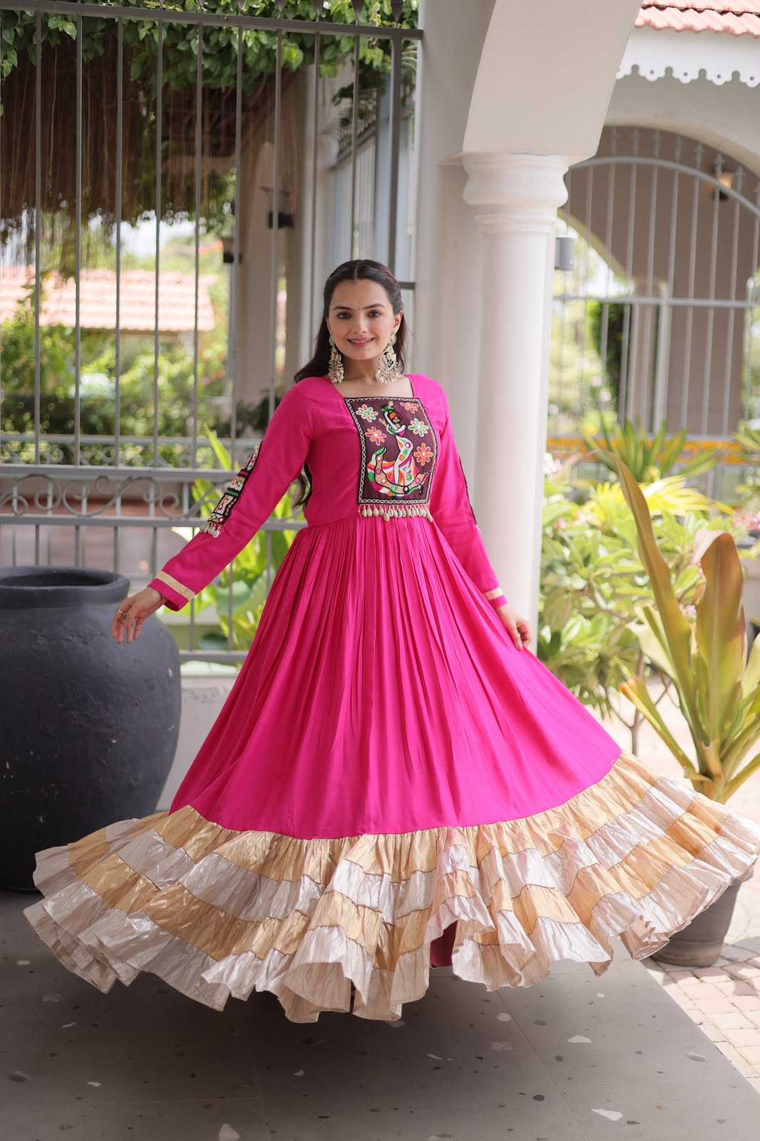 Rayon Party Gown