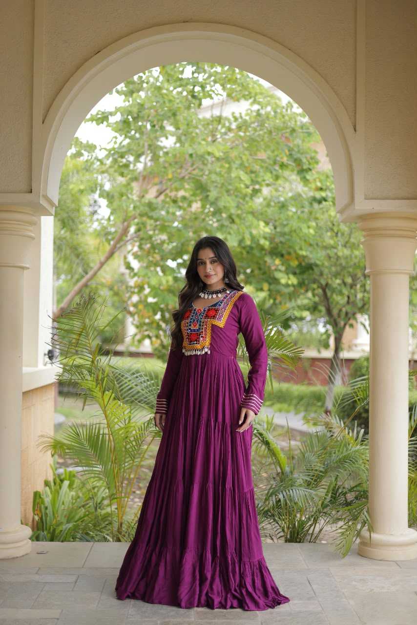 Rayon Fancy Gown