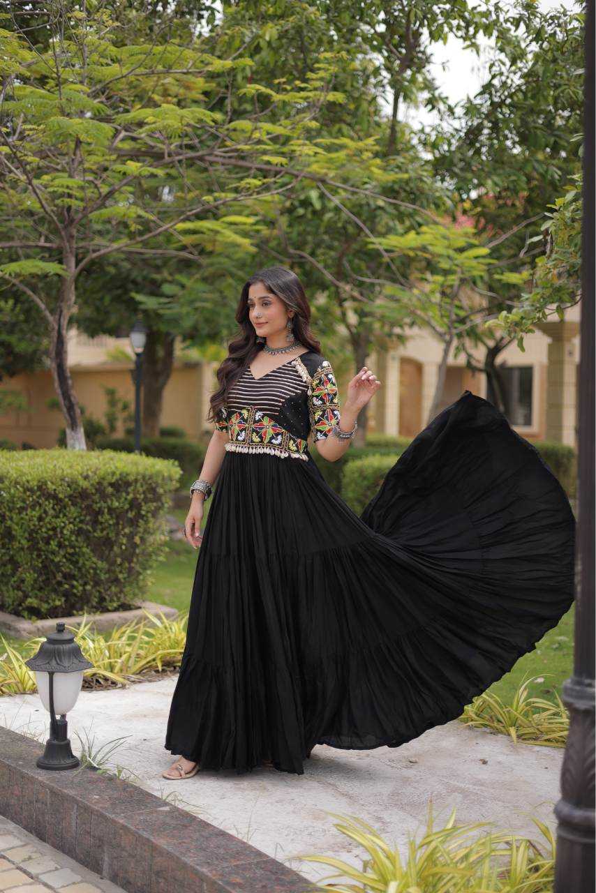 Rayon Embroidery Gown
