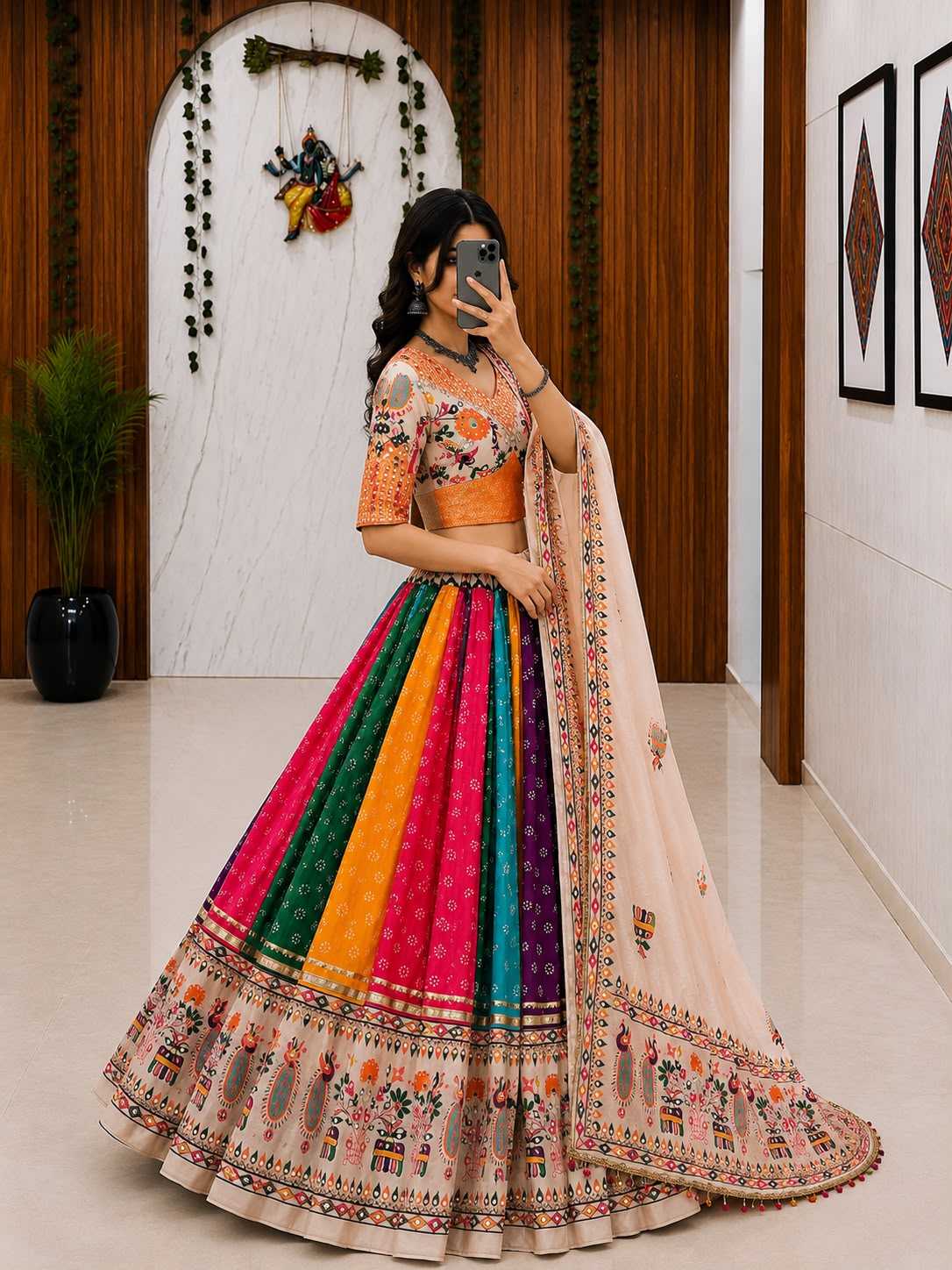 Cotton Printed Lehenga