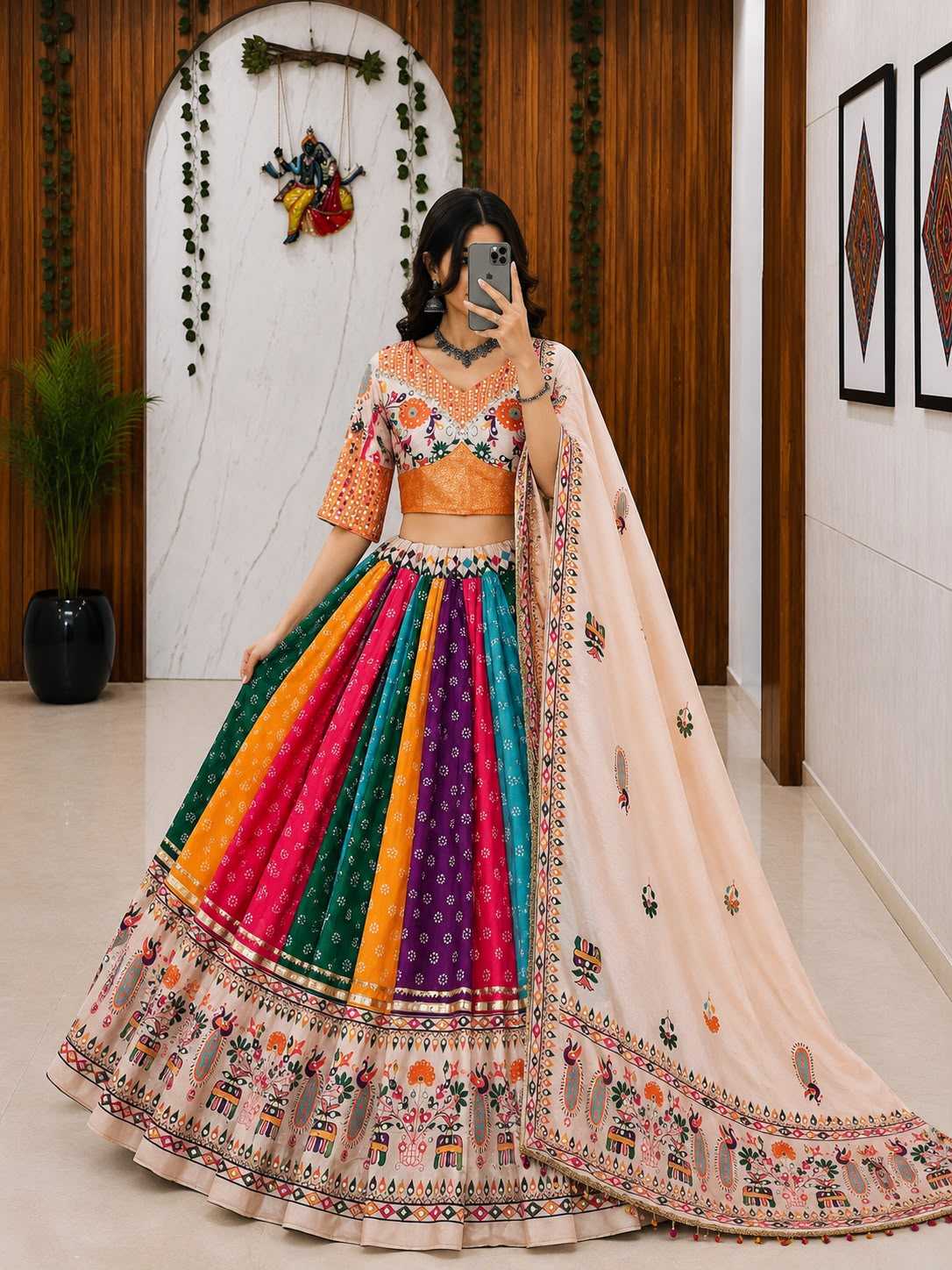 Cotton Printed Lehenga