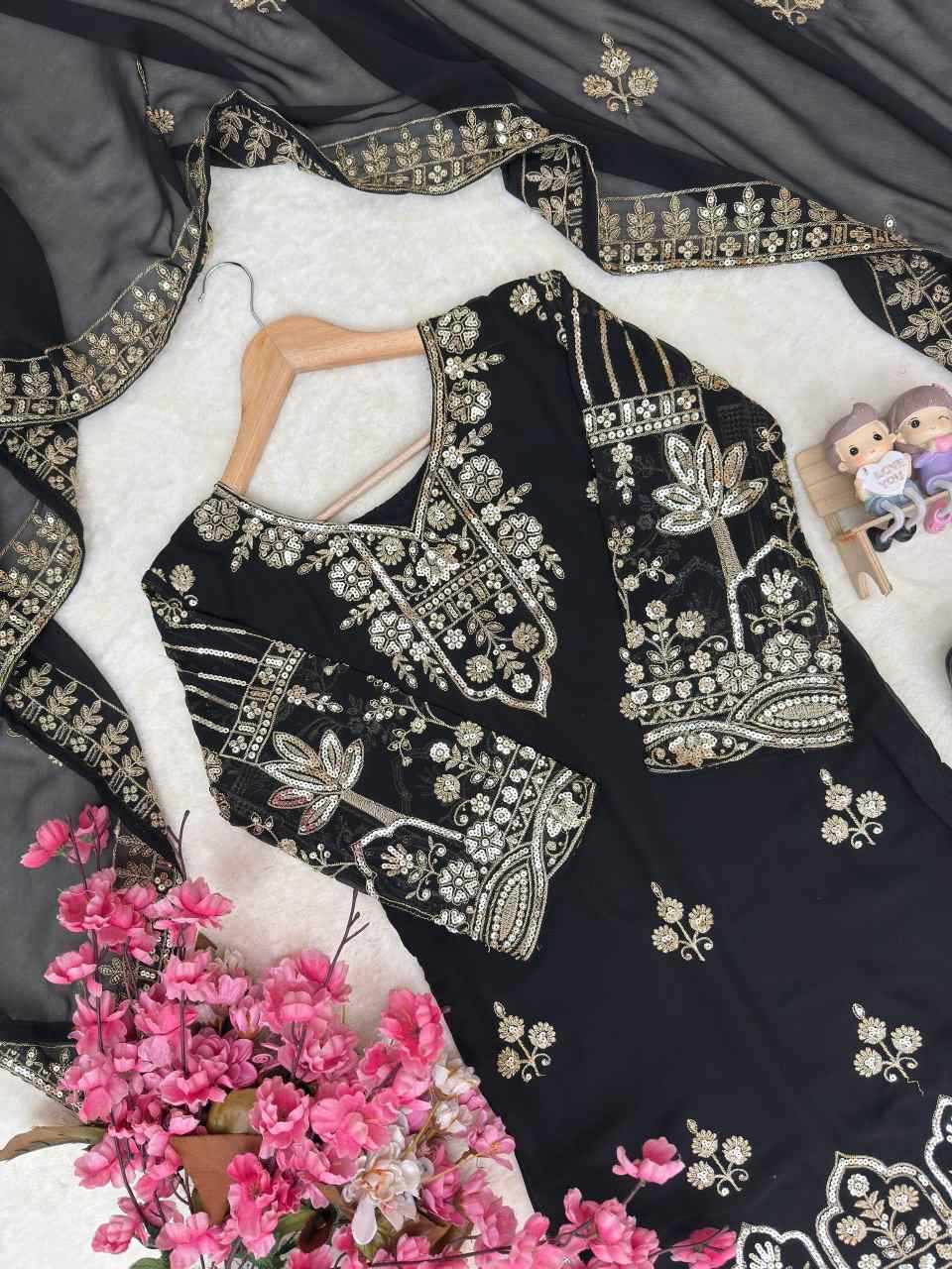 Faux Georgette Party Wear Kurti