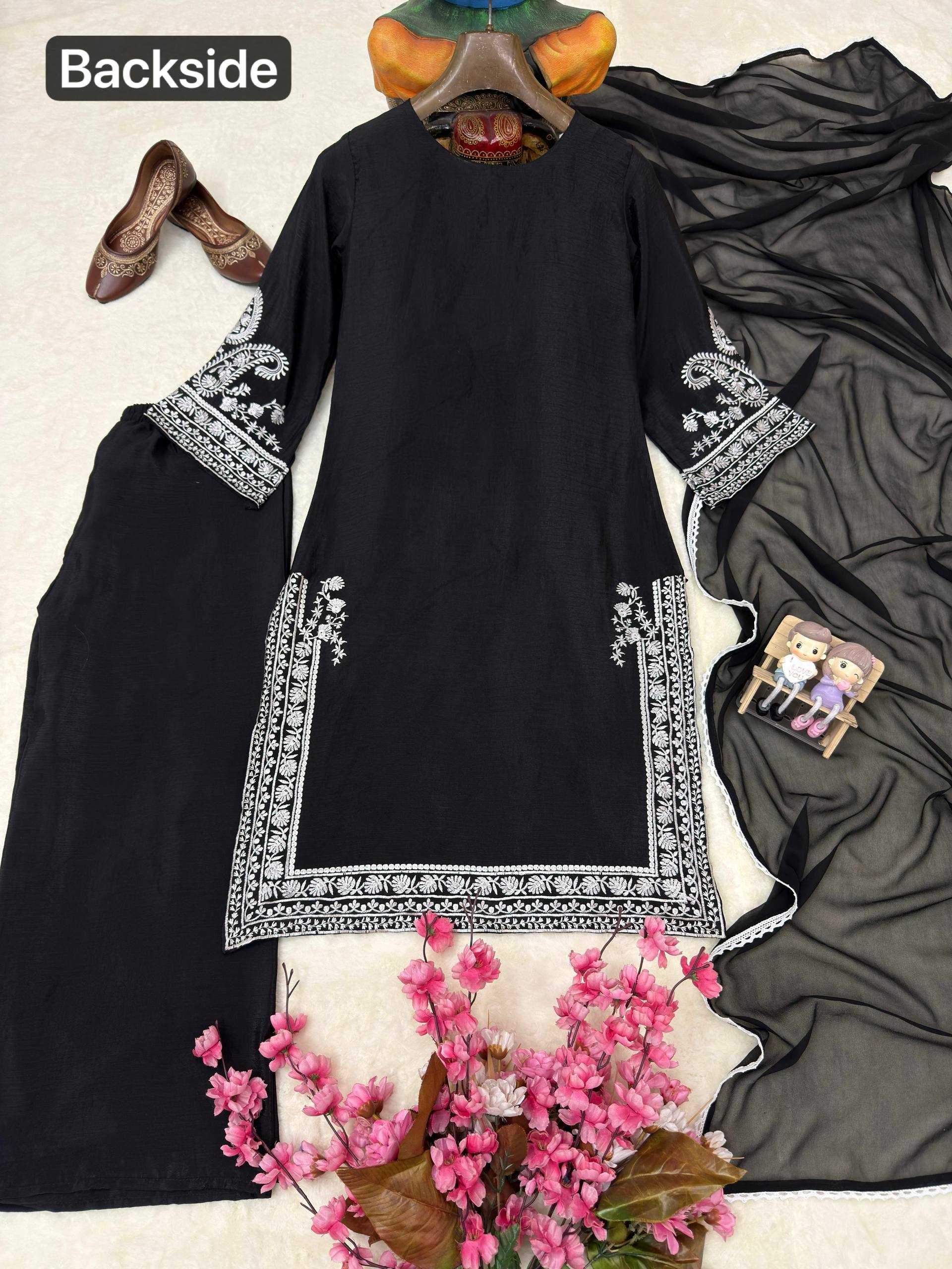 Chinon Silk Designer Kurti
