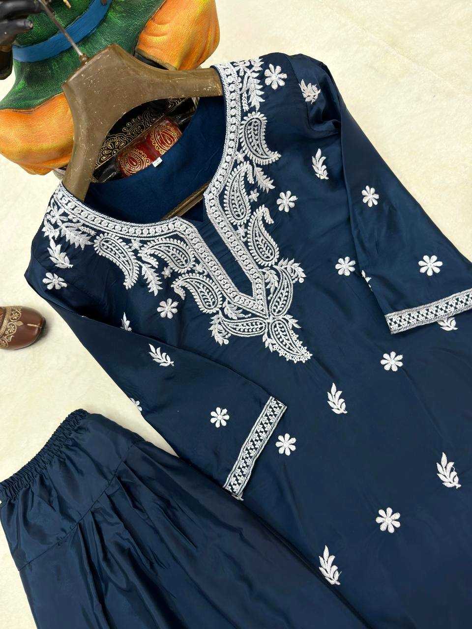 Crepe Silk Party Wear Kurti