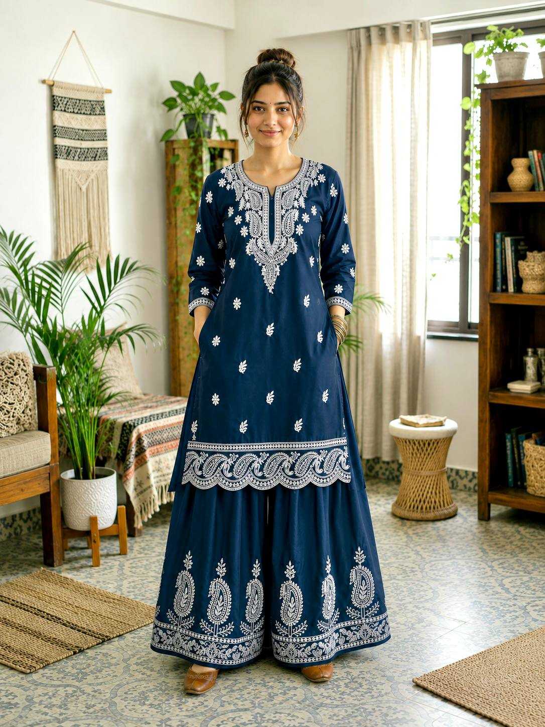Crepe Silk Party Wear Kurti