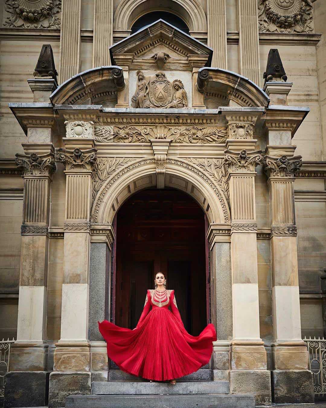 Premium Silk Embroidery Gown