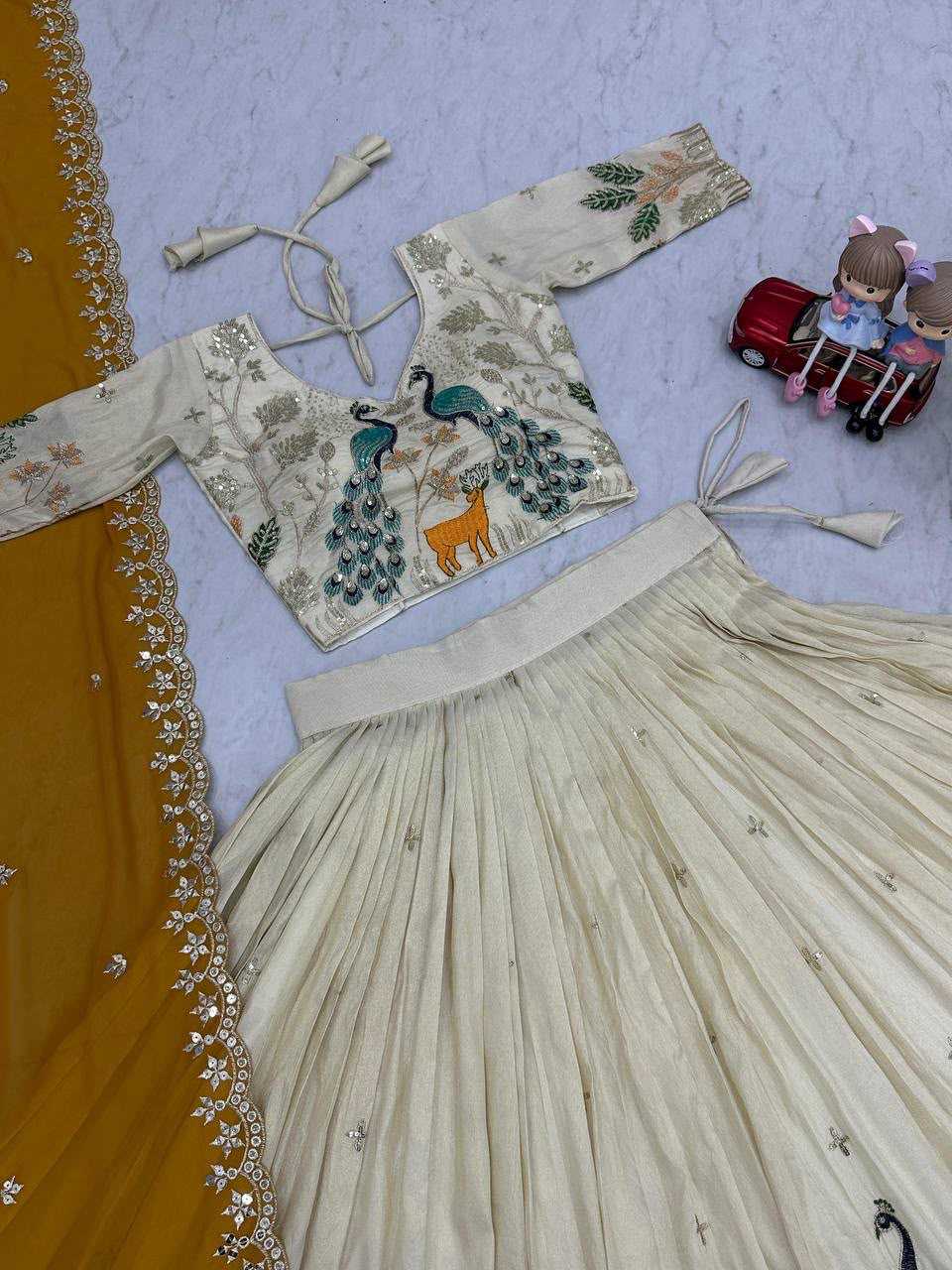 Tissue Silk Designer Lehenga