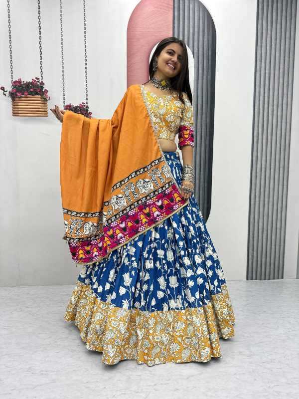 Cotton Kalamkari Lehenga