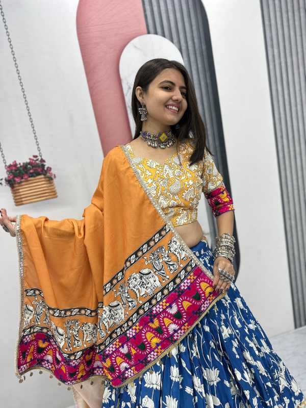 Cotton Kalamkari Lehenga