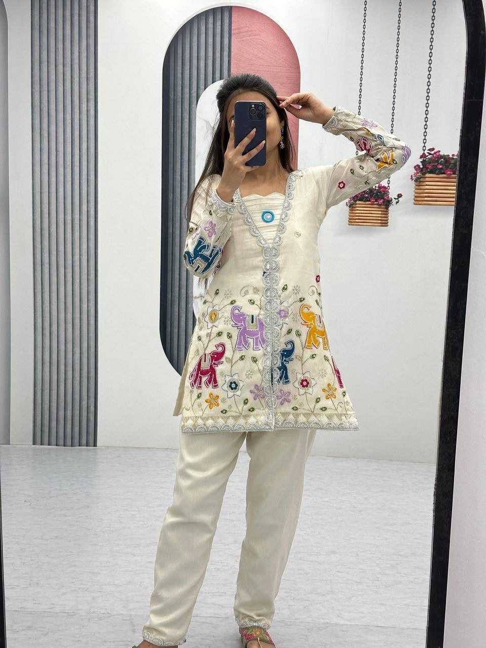 Shimmer Silk Designer Kurti