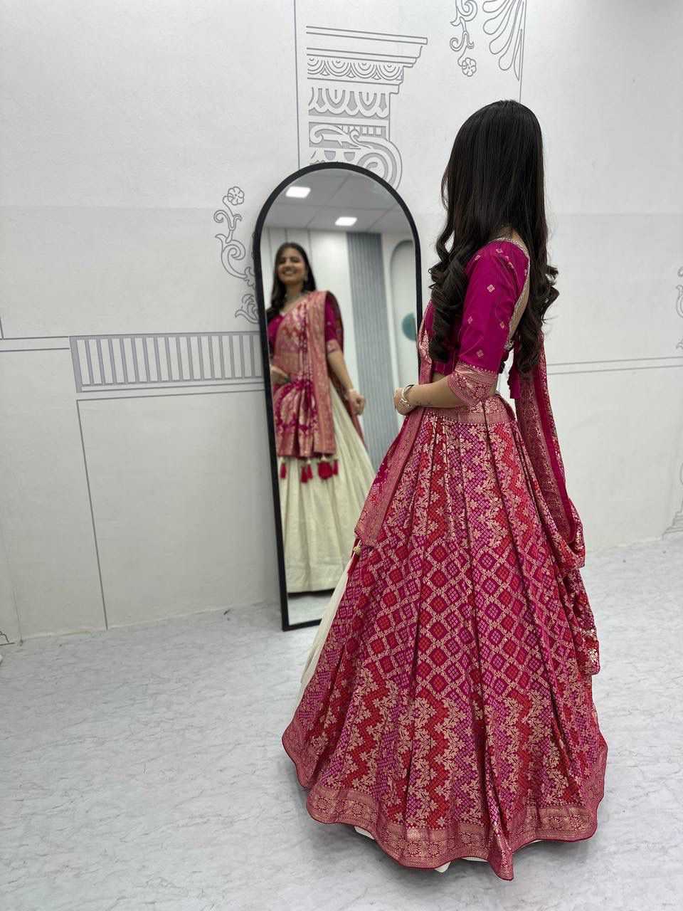 Jacquard Designer Lehenga