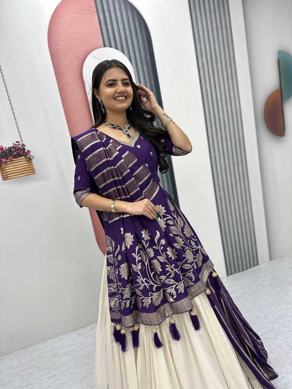 Jacquard Designer Lehenga
