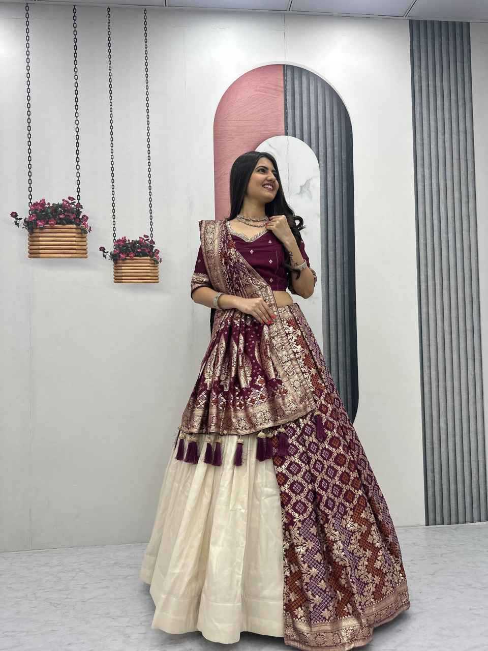 Silk Designer Lehenga