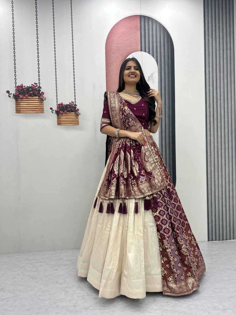 Silk Designer Lehenga