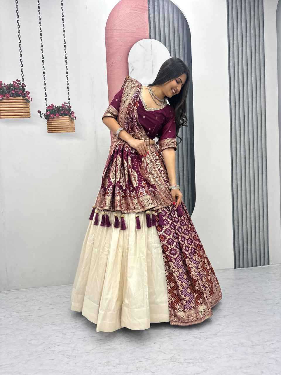 Silk Designer Lehenga