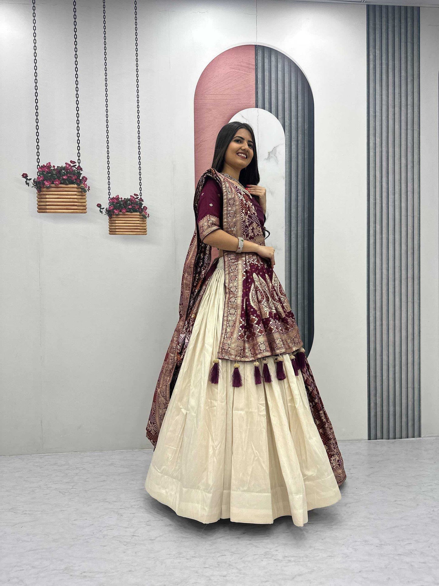 Silk Designer Lehenga