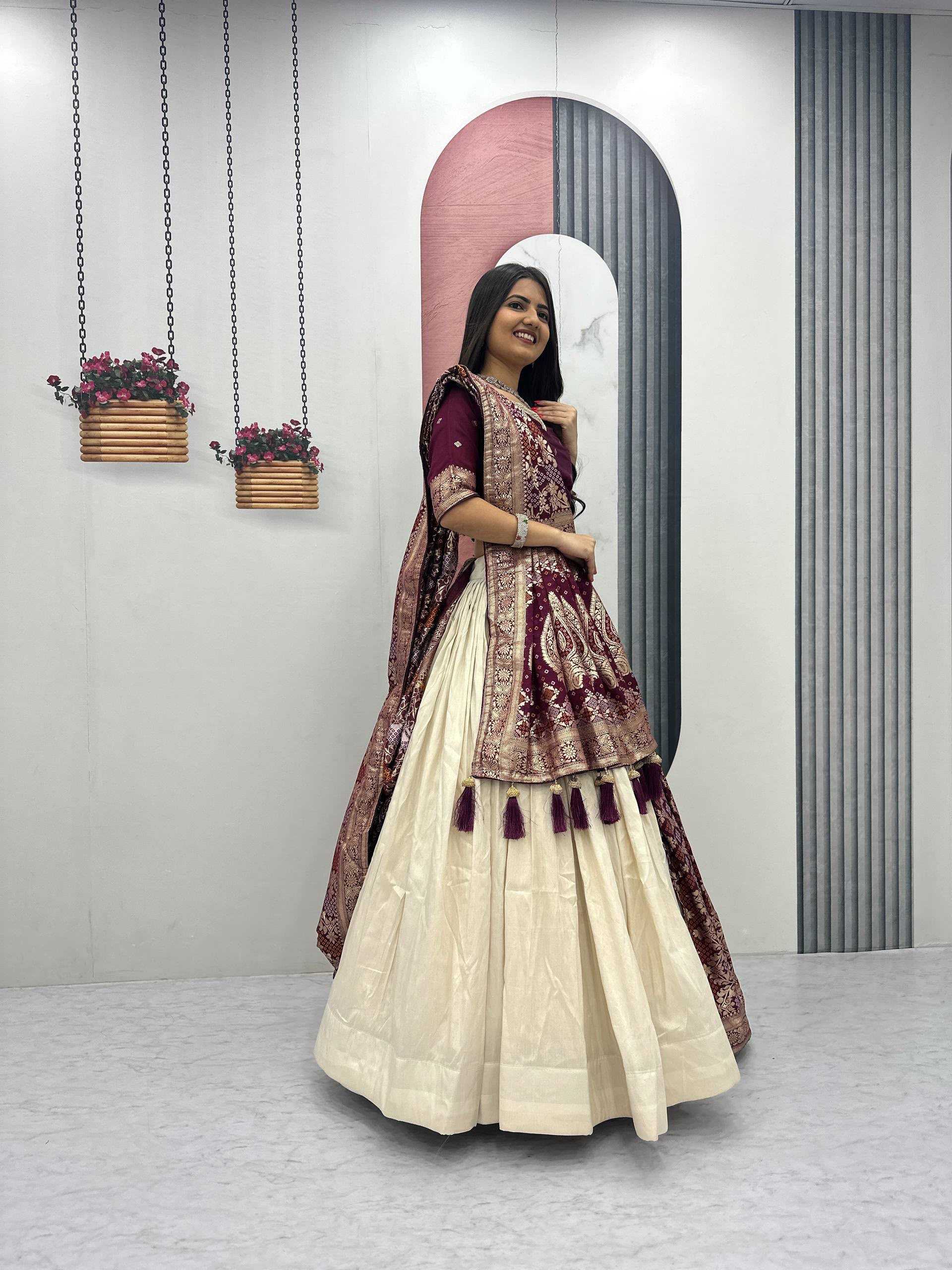 Silk Designer Lehenga