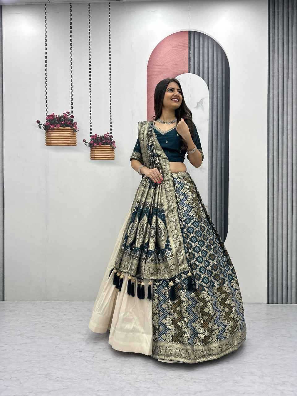 Silk Designer Lehenga