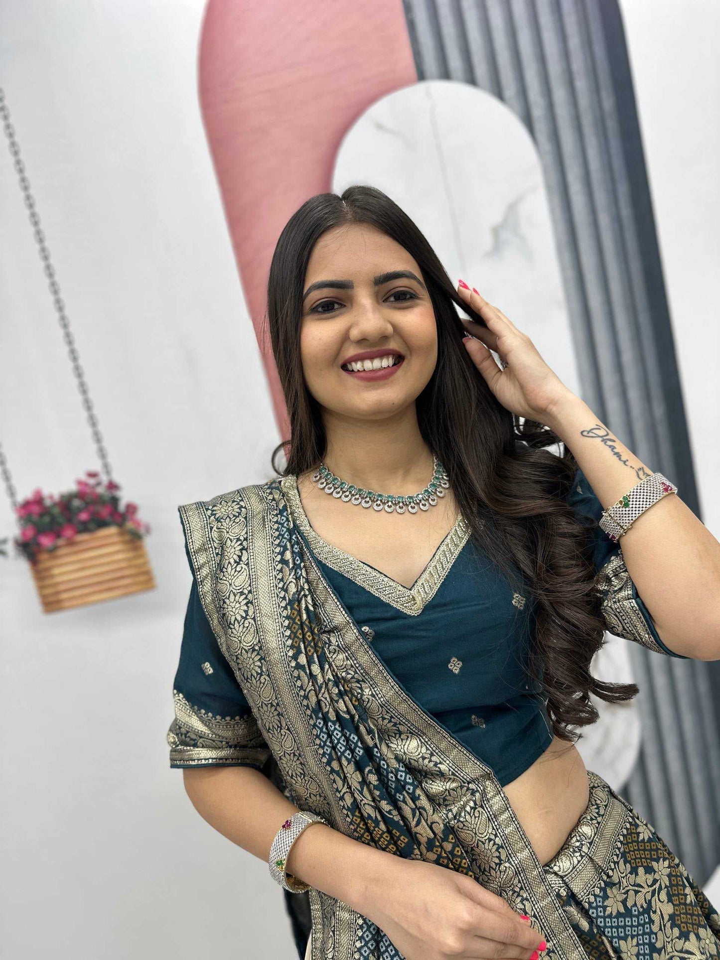 Silk Designer Lehenga