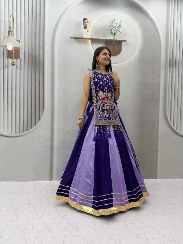 Vichitra Silk Traditional Lehenga