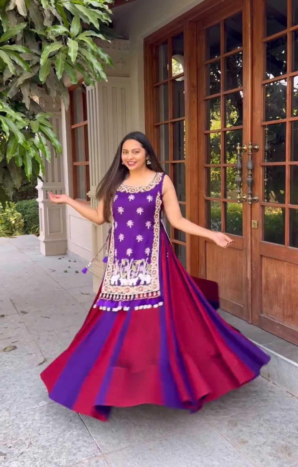 Vichitra Silk Designer Lehenga