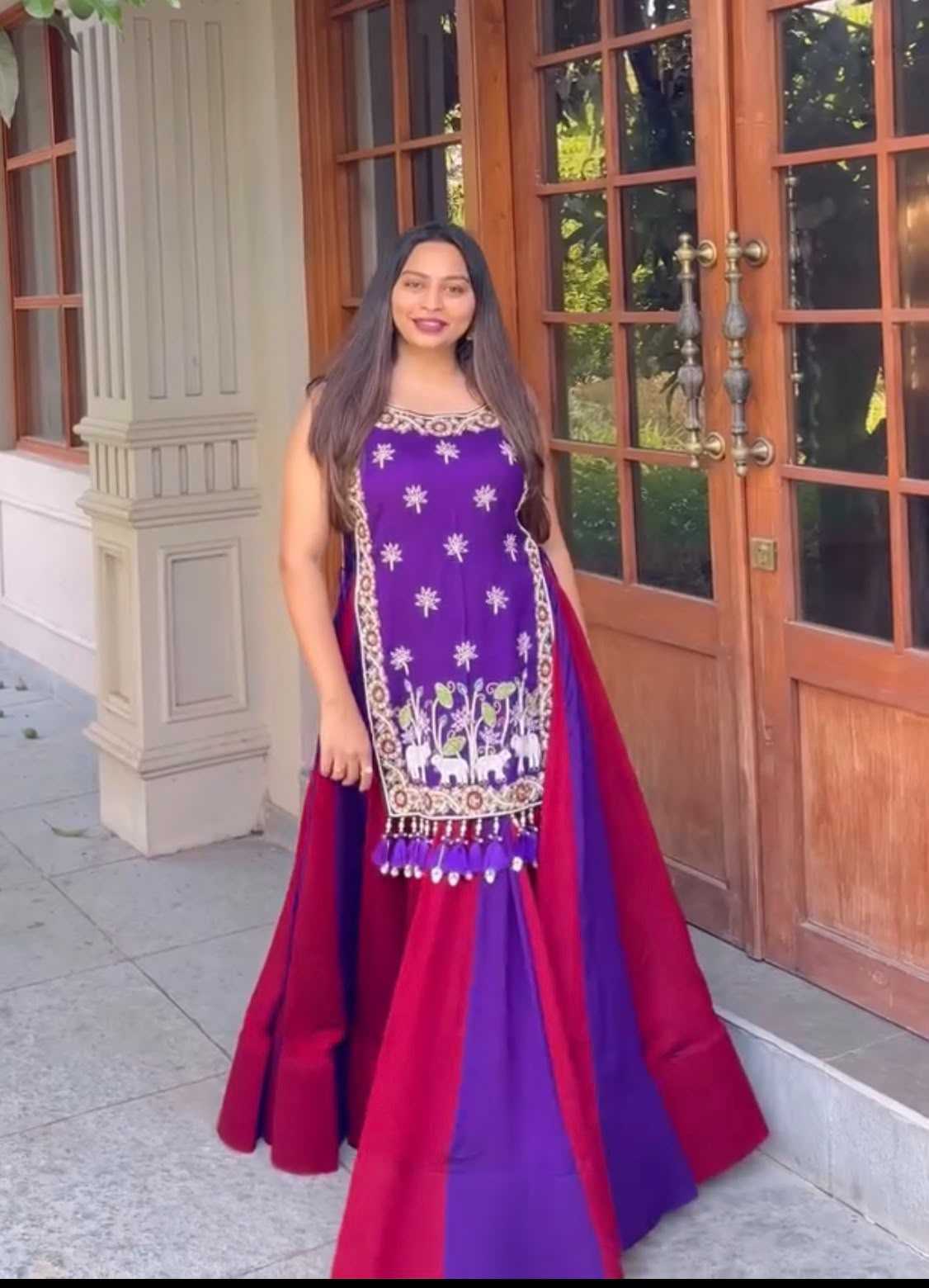 Vichitra Silk Designer Lehenga