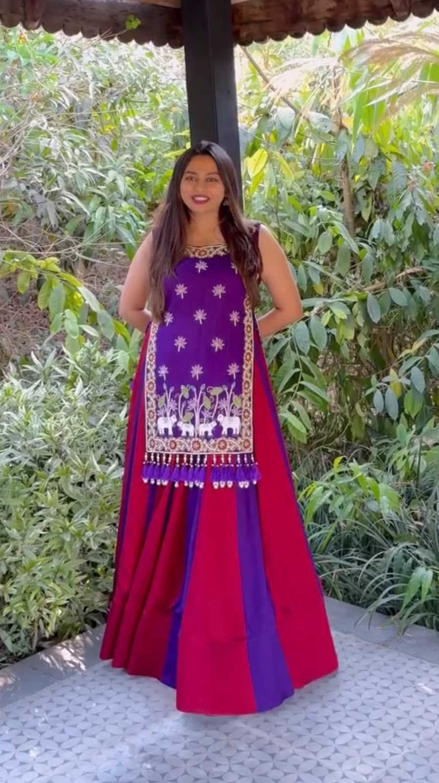 Vichitra Silk Designer Lehenga