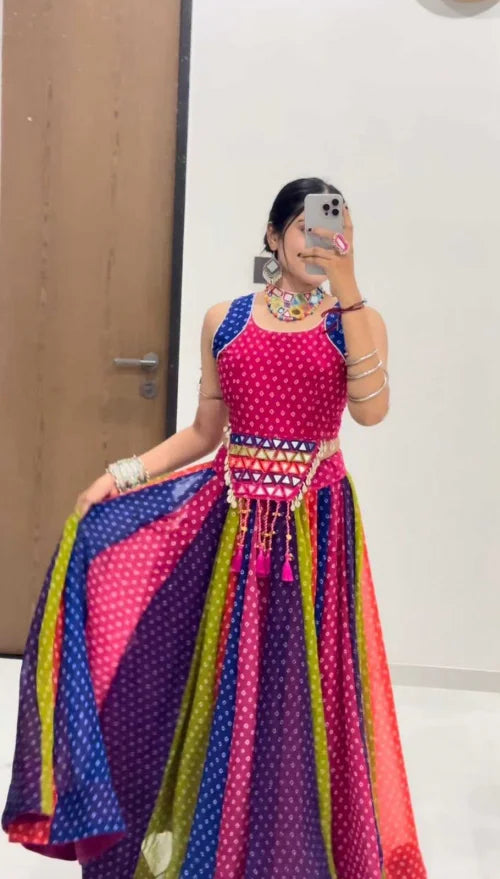 Georgette Traditional Lehenga