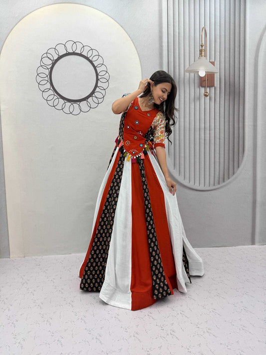 Pure Cotton Designer Lehenga 587