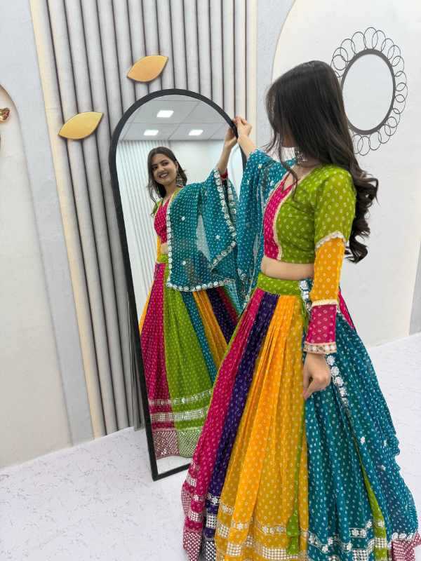 Georgette Fancy Lehenga 588