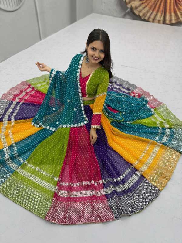 Georgette Fancy Lehenga 588
