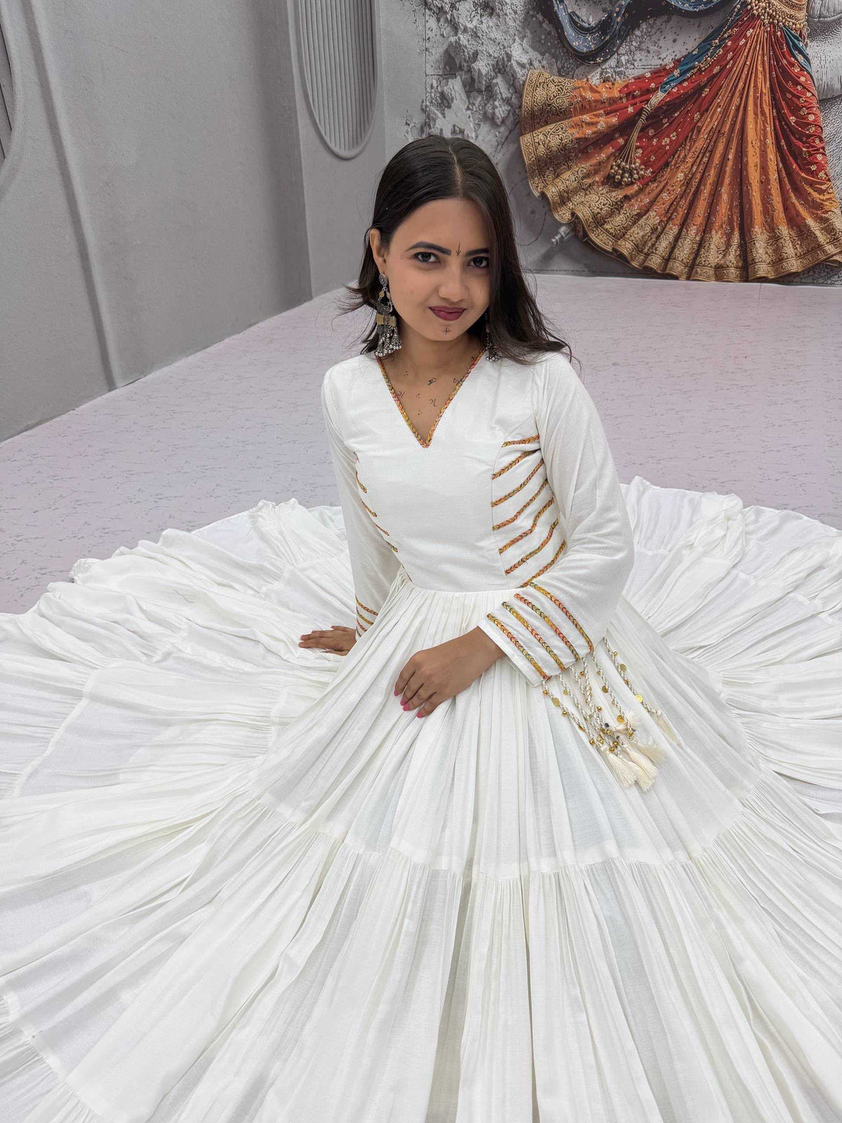 Pure Cotton Fancy Gown