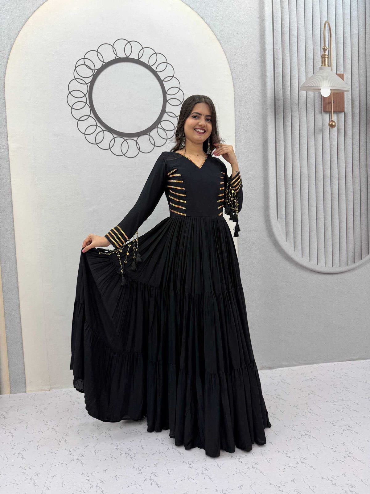 Pure Cotton Party Gown