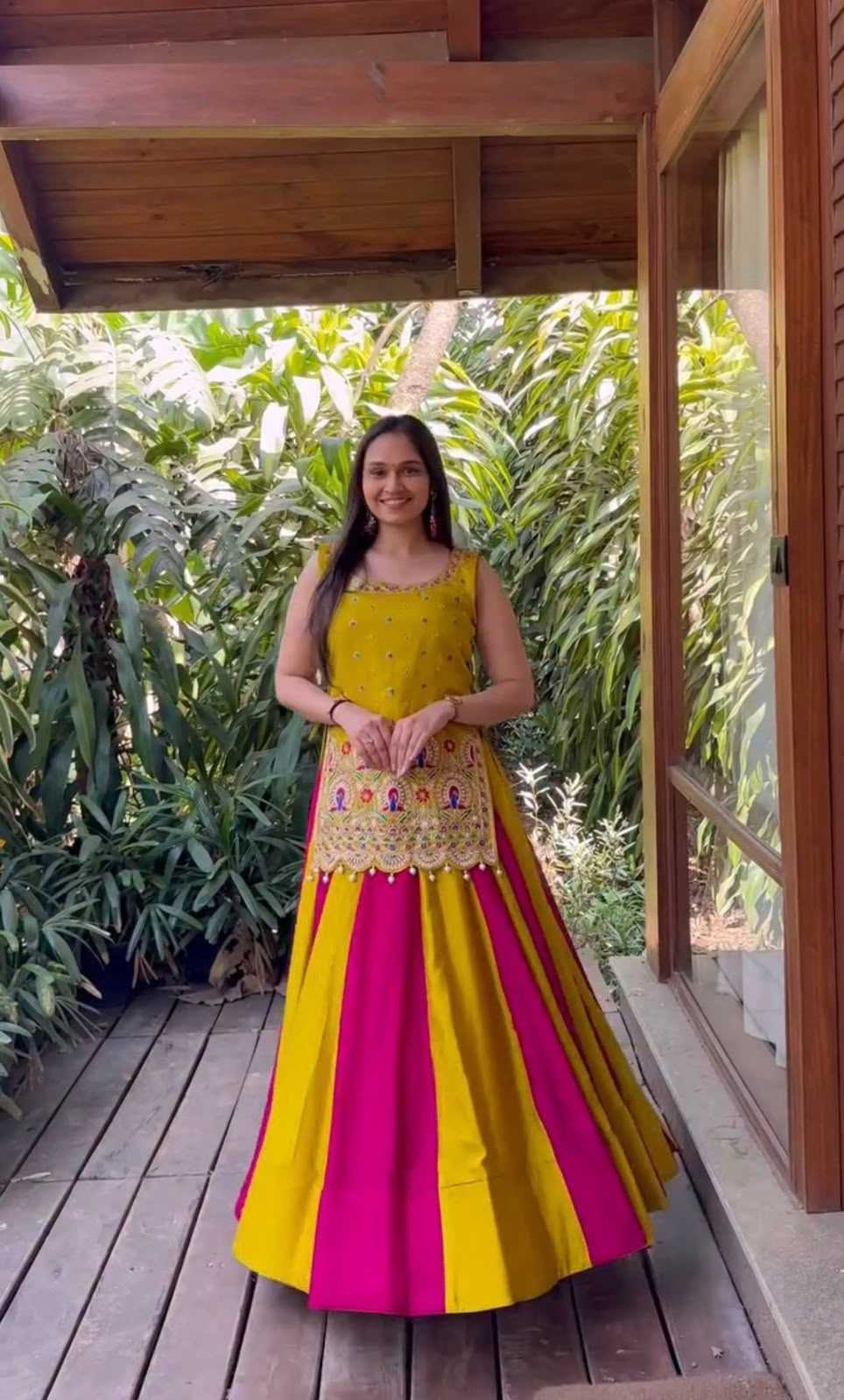 Vichitra Silk Designer Lehenga