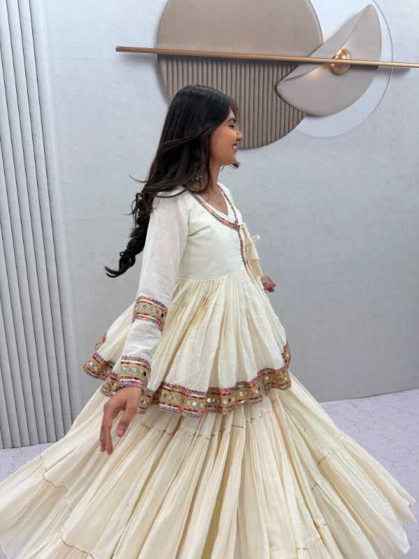 Pure Cotton Embroidered Lehenga