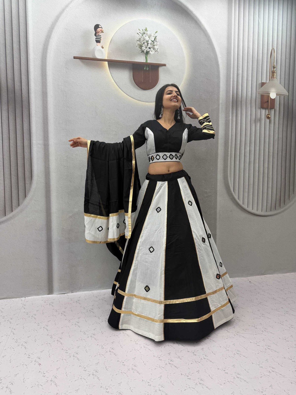 Heavy Roman Silk Traditional Lehenga in Mehndi