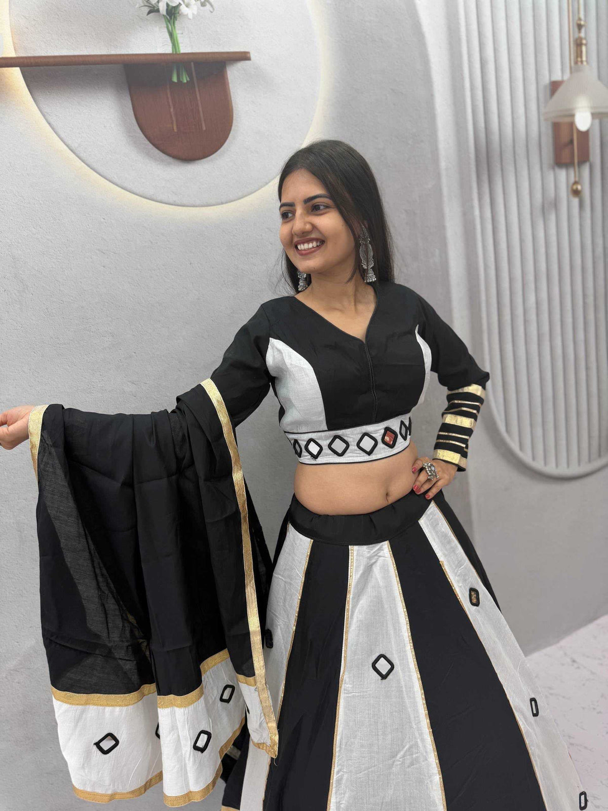 Heavy Roman Silk Traditional Lehenga in Mehndi