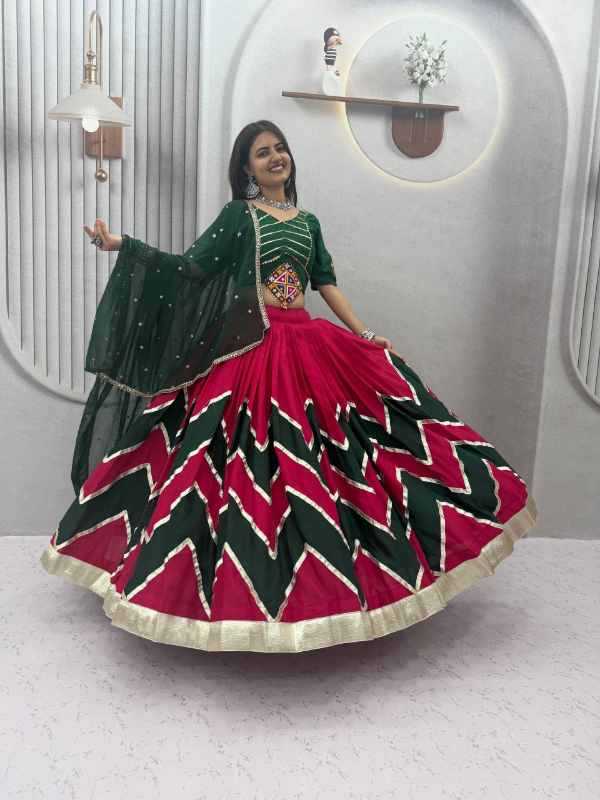 Cotton Traditional Lehenga in Purple