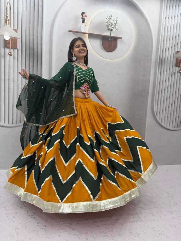 Cotton Traditional Lehenga in Purple