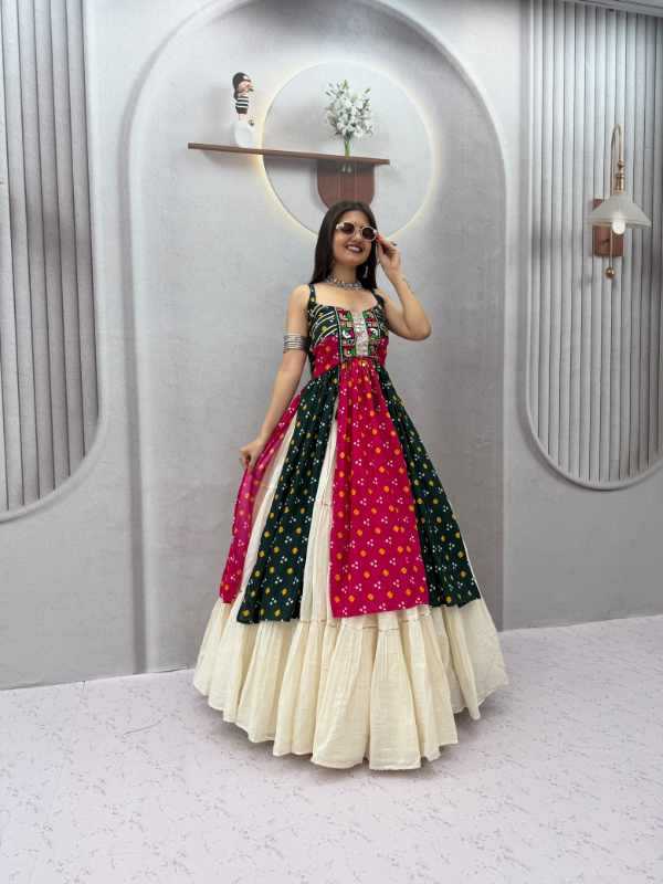 Khadi Cotton Printed Lehenga