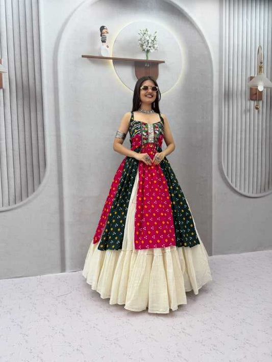 Khadi Cotton Printed Lehenga