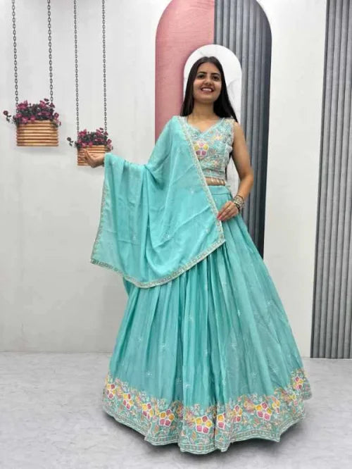 Chinon Wedding Lehenga