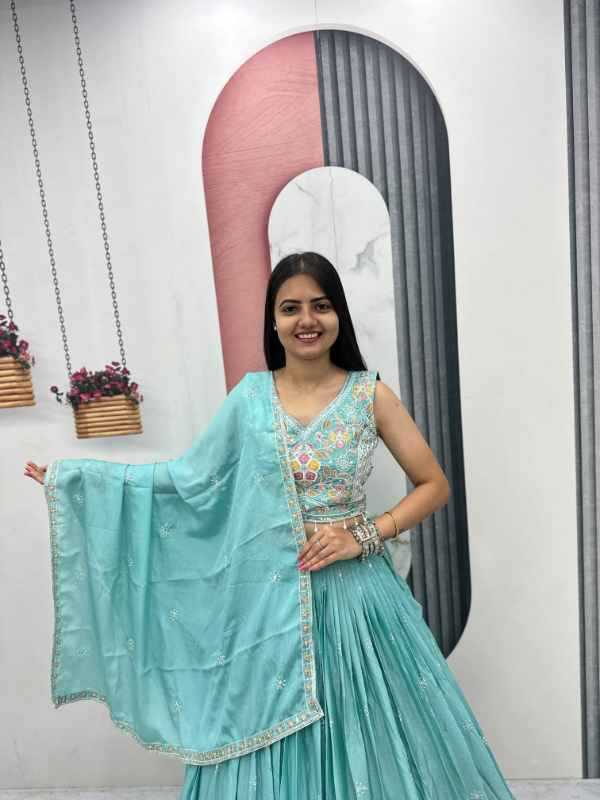 Chinon Wedding Lehenga