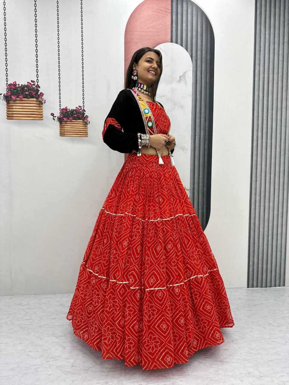 Georgette Designer Lehenga